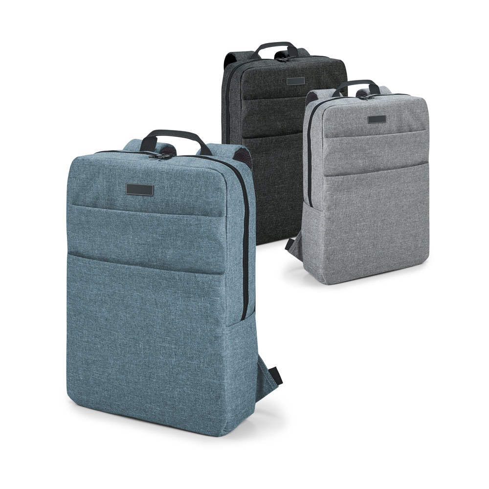 Graphs Plate. Mochila para Notebook (15'6'') em 600d de Alta Densidade com Placa para Personalização (10 L)