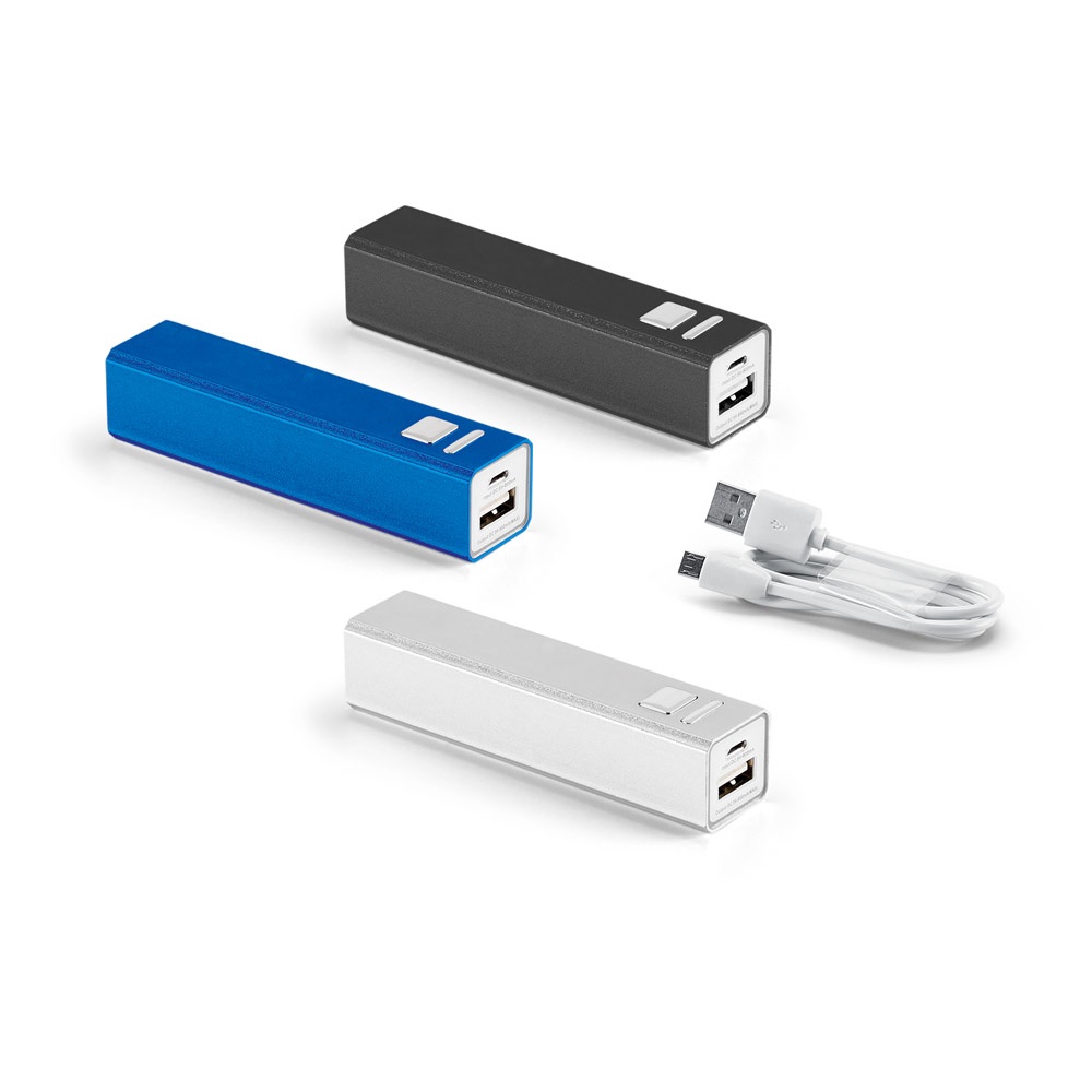 Leo 2'2. Bateria Portátil em Alumínio (2'200 Mah)