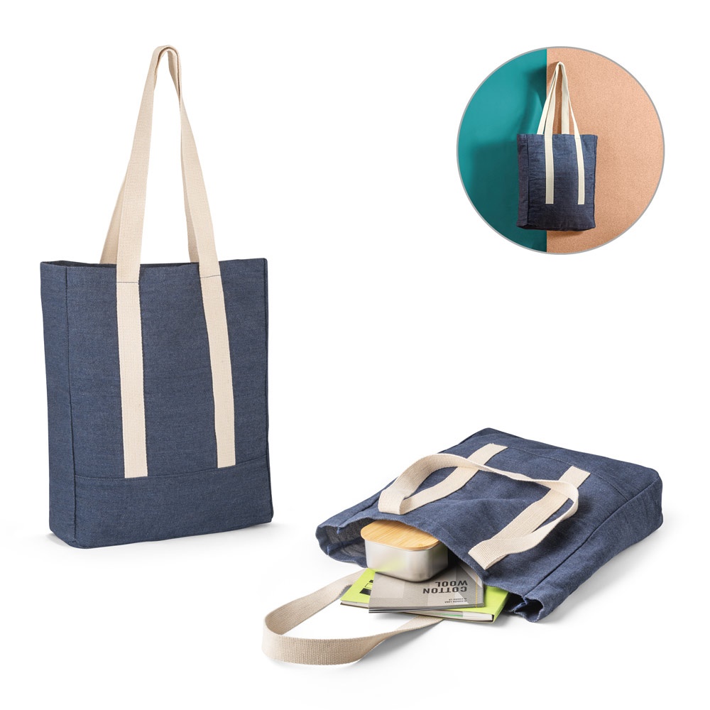 Denim Casual. Sacola Casual em Denim Reciclado (300 G/m²)