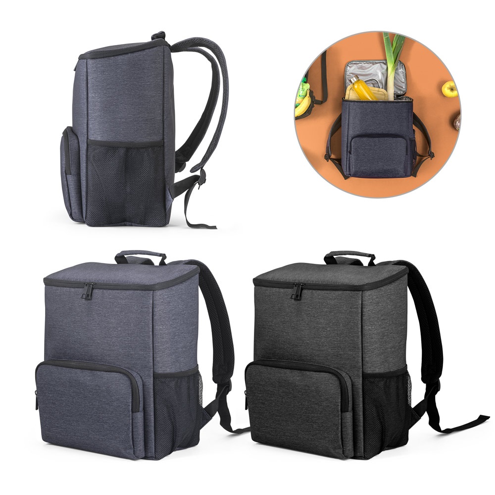 Boston Cooler. Cooler. Mochila com Isolamento Térmico em Nylon 2tone com Interior Forrado em Peva 14 L
