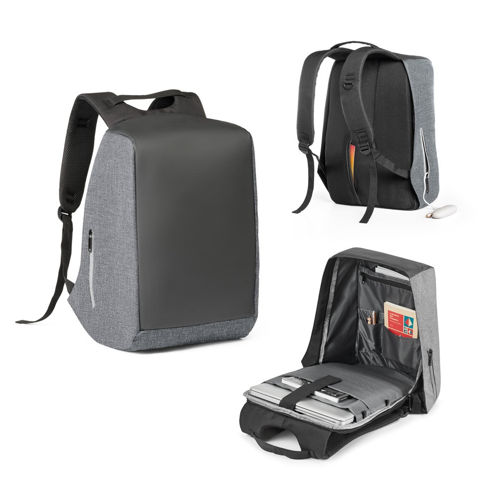 Aveiro. Mochila para Notebook (15'6'') com Sistema Antirroubo em 900d de Alta Densidade e Tarpaulin (25 L)