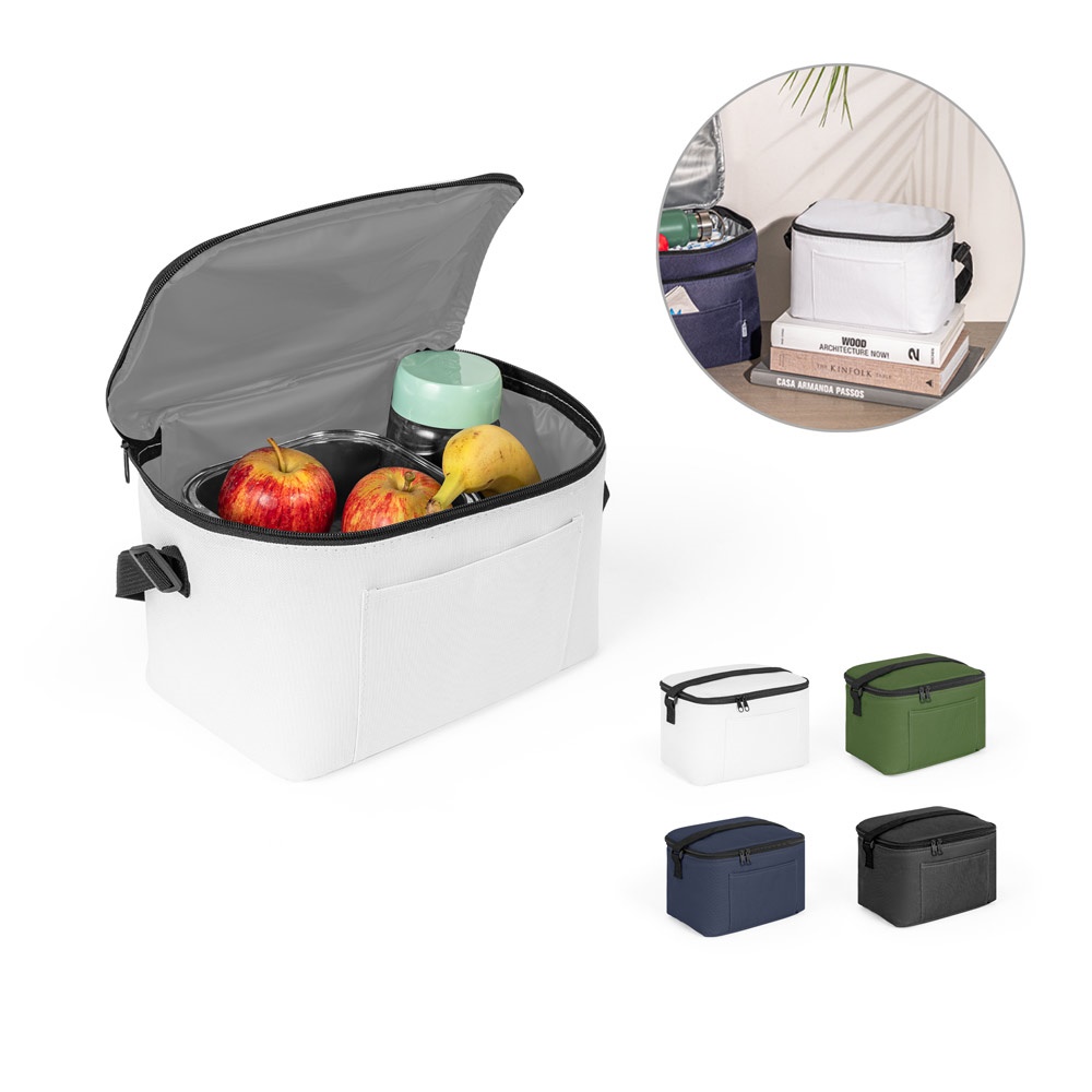 Cancun. Cooler. Bolsa Térmica em Poliéster Reciclado 600d com Interior Forrado em Peva 7 L