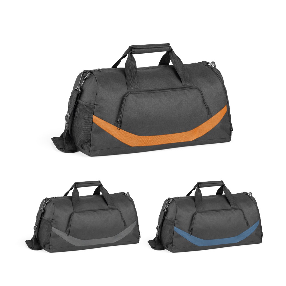 Bago. Bolsa Esportiva em 300d e 1680d com Fundo em Placa Semi-rígida (35 L)