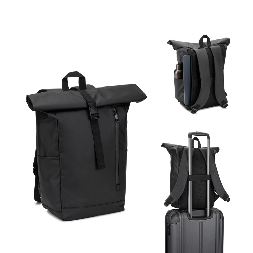 Osasco Bpack. Mochila "roll Top" (14") em Poliéster Reciclado 600d de Alta Densidade com Revestimento Resistente À Água (20 L)