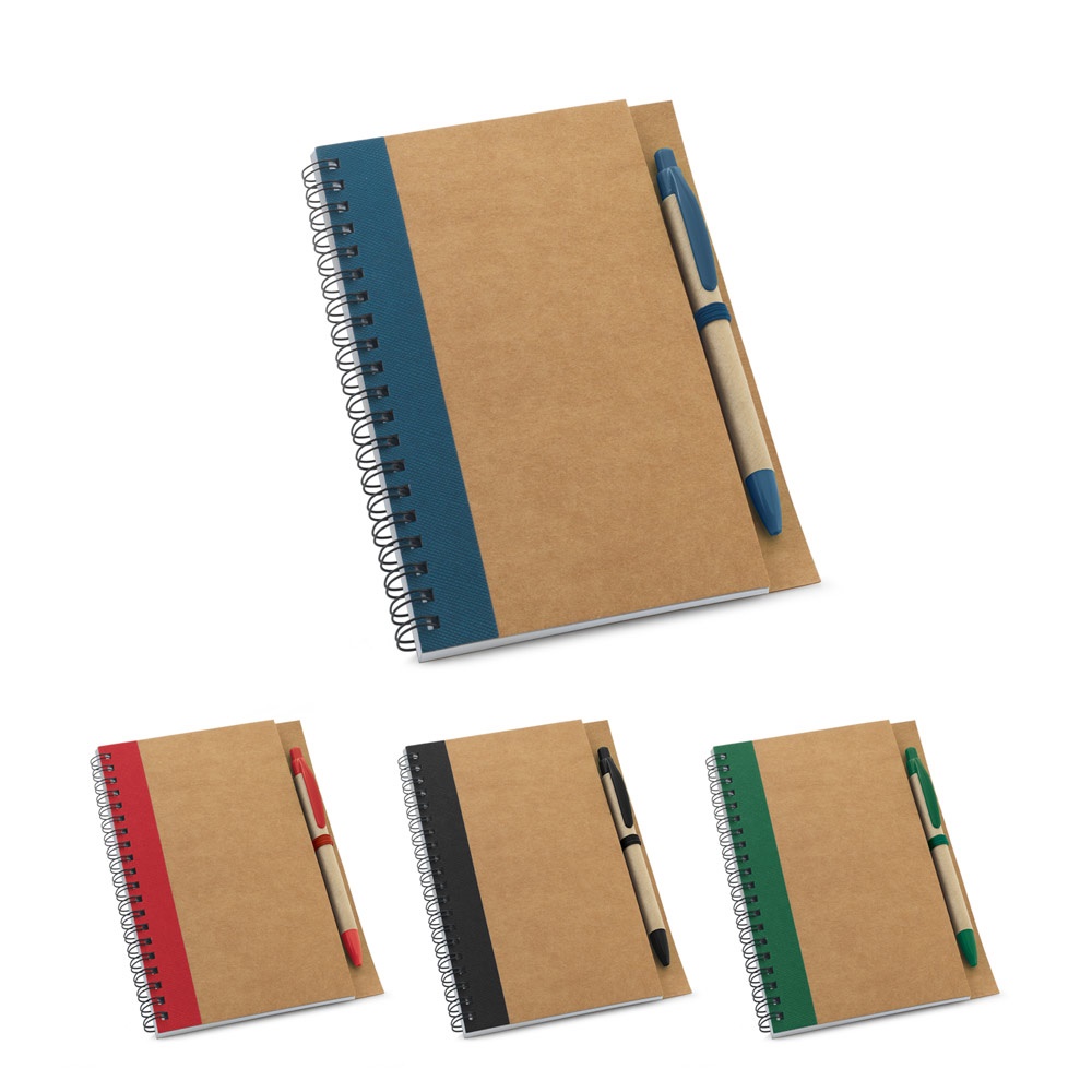 Asimov. Caderno B6 Espiral de Capa Dura em Cartão, com Páginas Lisas Recicladas
