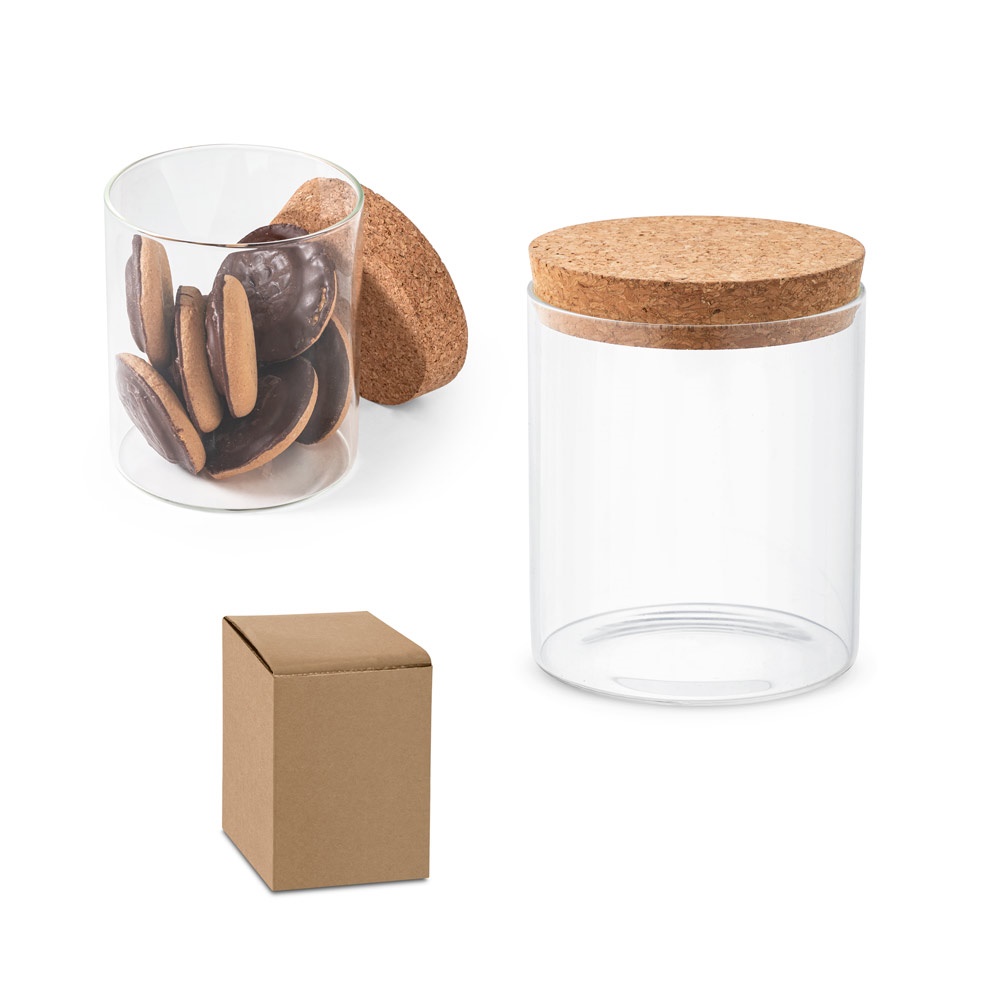 Spice 700. Frasco em Vidro Borosilicato com Tampa de Cortiça 700 Ml