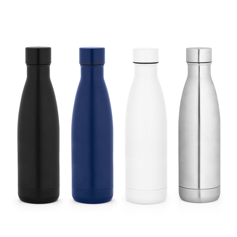 Re-buffon M. Garrafa Térmica em Aço Inox 90% Reciclado de Parede Dupla Isolada a Vácuo, com Acabamento em Mate (520 Ml)