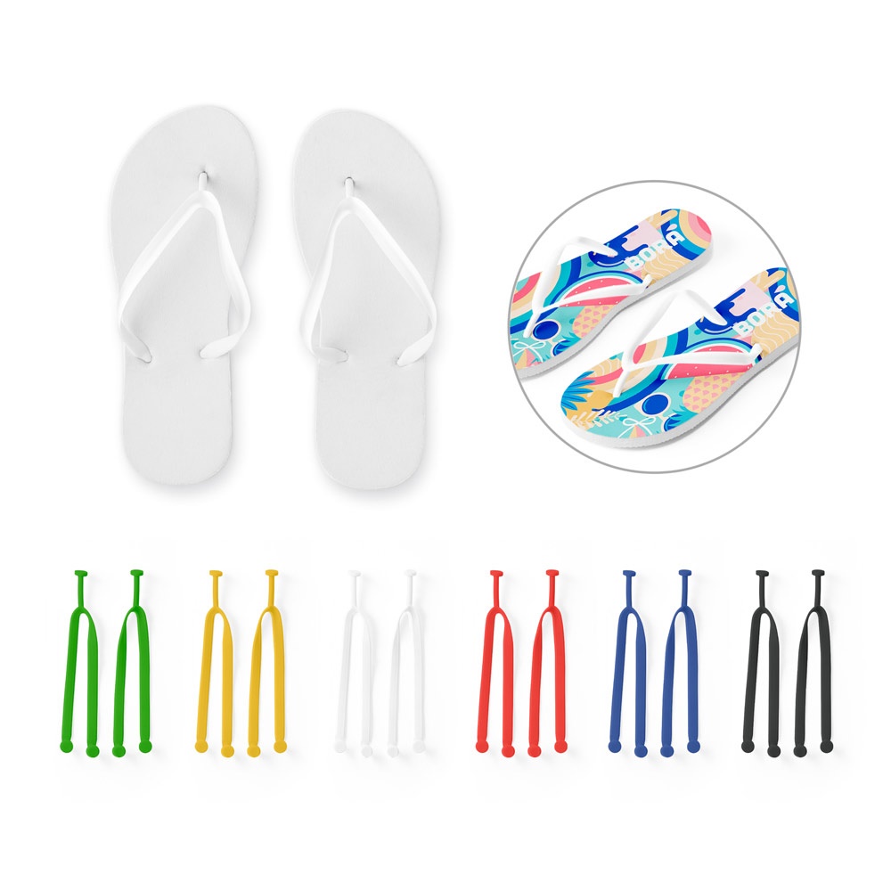 Bali P / M. Chinelos com Sola Totalmente Personalizável em Sublimação