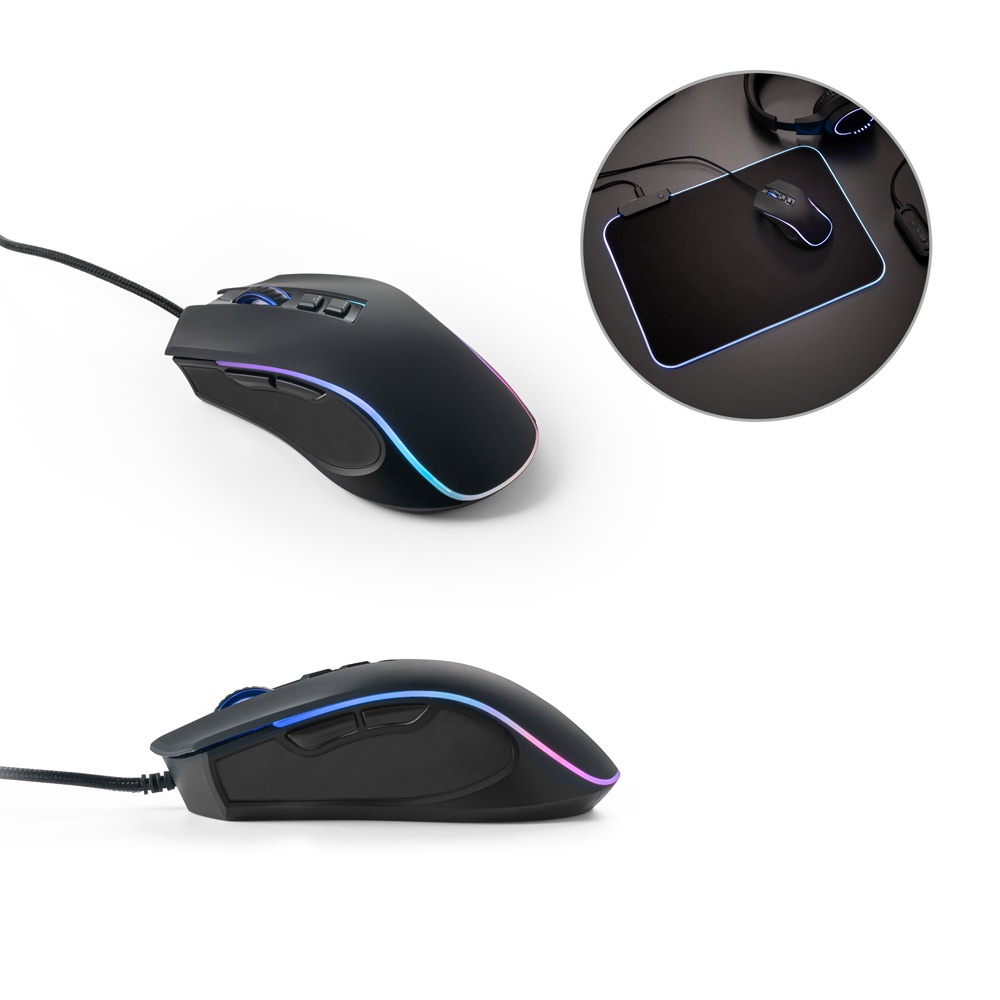 Thorne Mouse Rgb. Mouse para Jogos em Abs com Acabamento em Borracha