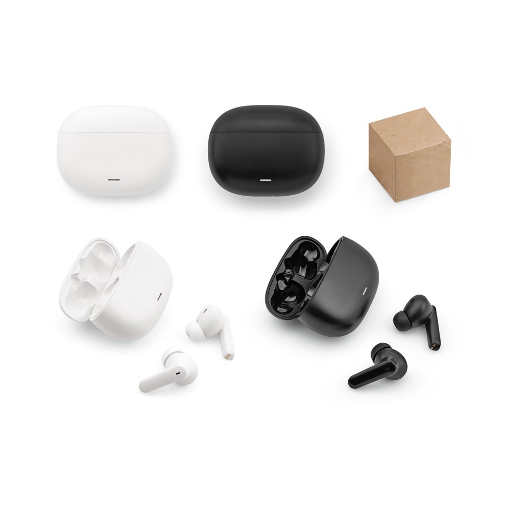Pascal. Fone de Ouvido Wireless com Autonomia de 6h, em Abs 100% Reciclado