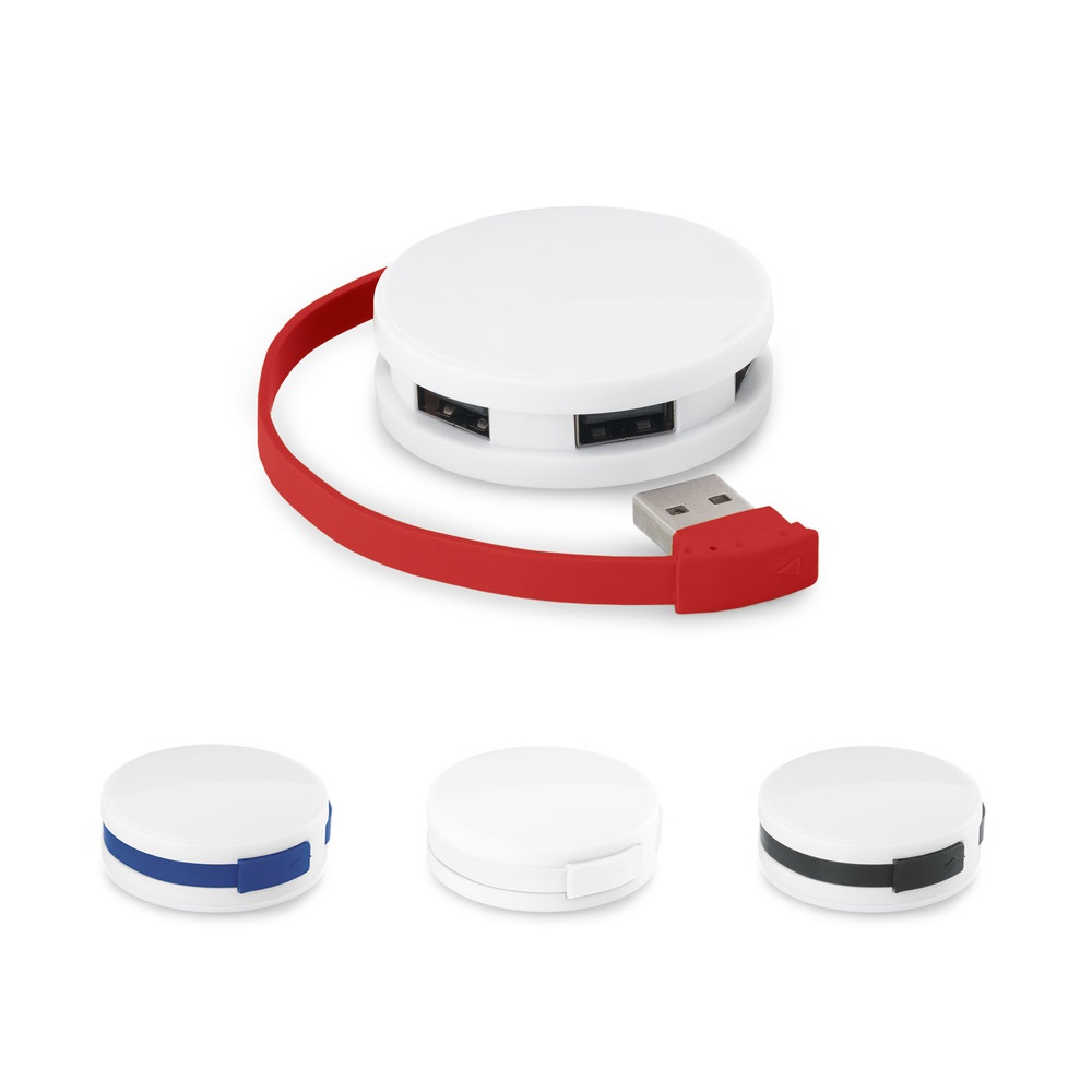 Gardner. Hub Usb 2'0 em Abs com 4 Portas