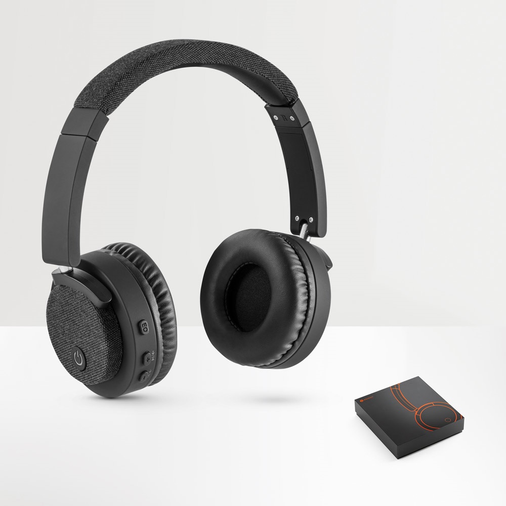 Beatdrum. Fones de Ouvido Sem Fios com Autonomia de 16h, em Abs e Tecido