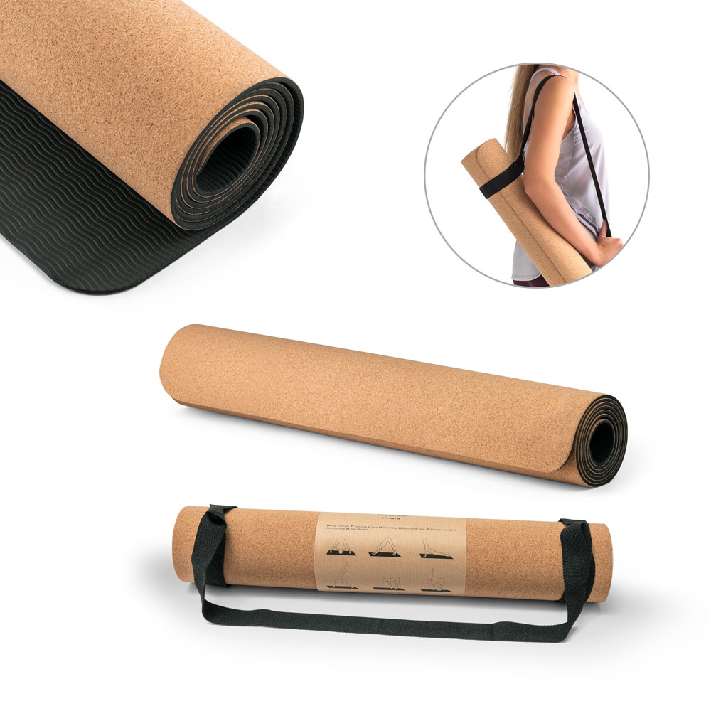 Geres. Tapete de Exercício para Yoga em Cortiça e Tpe