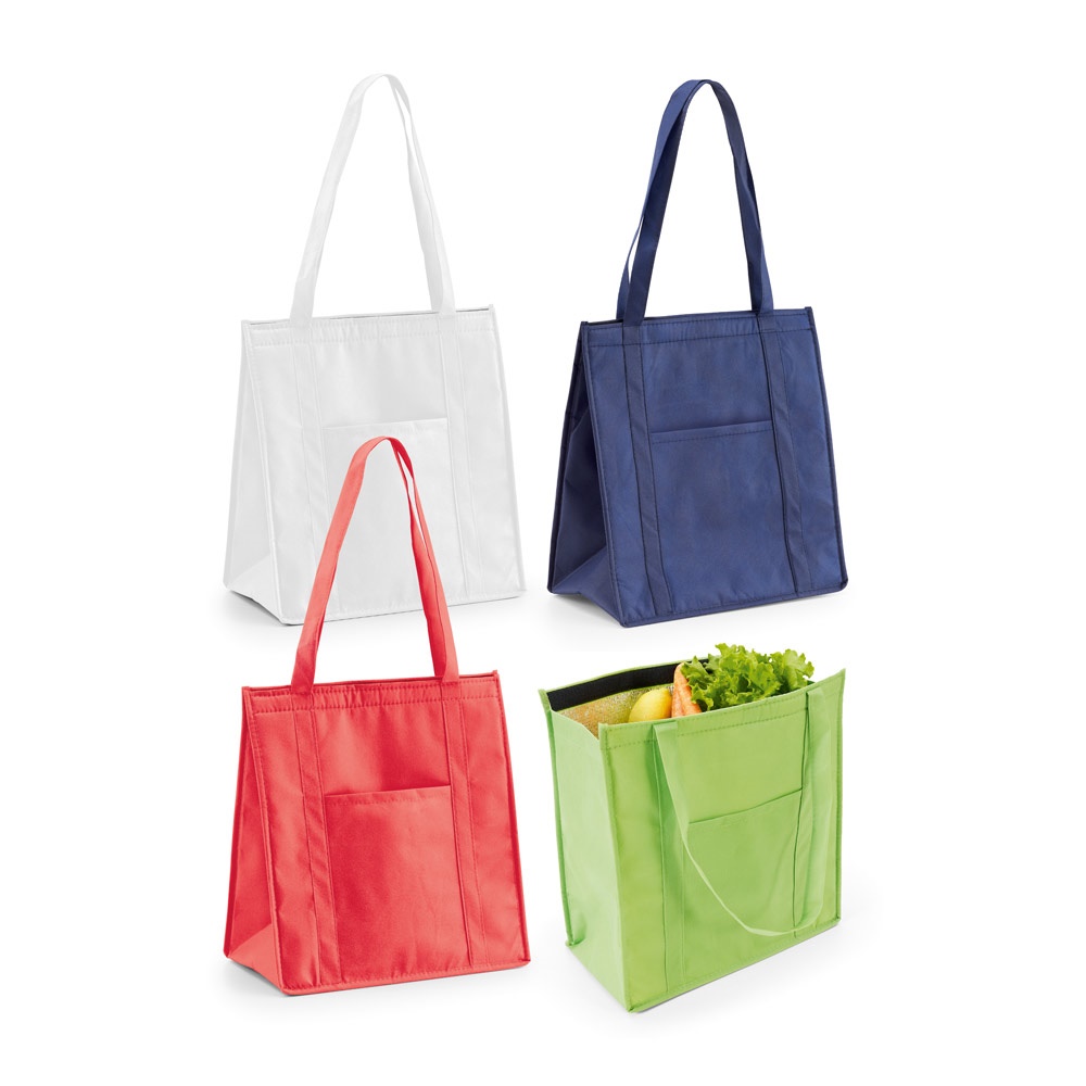 Rotterdam. Cooler. Sacola Térmica em Non-woven (80 G/m²) 10 L