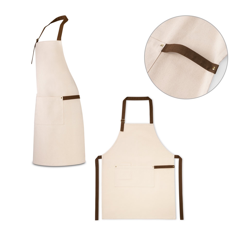 Bosi. Avental 100% Algodão Canvas (320 G/m²)